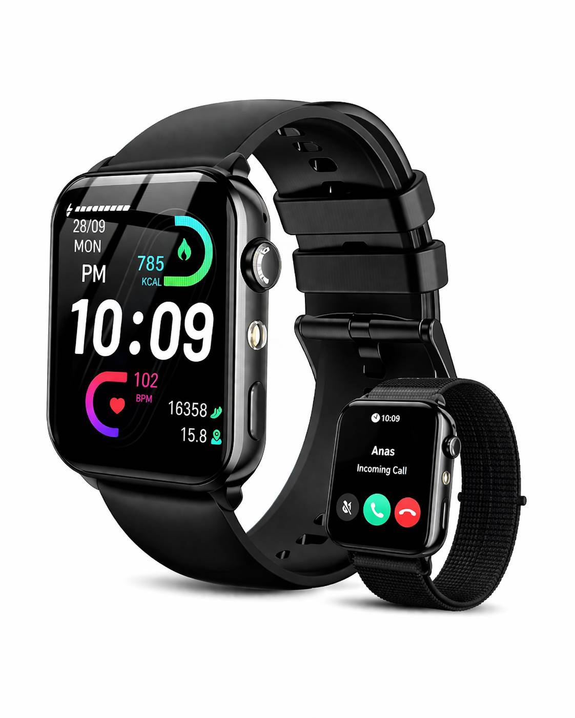 polar pacer pro – montre sport gps – suivi cardiaque – noir