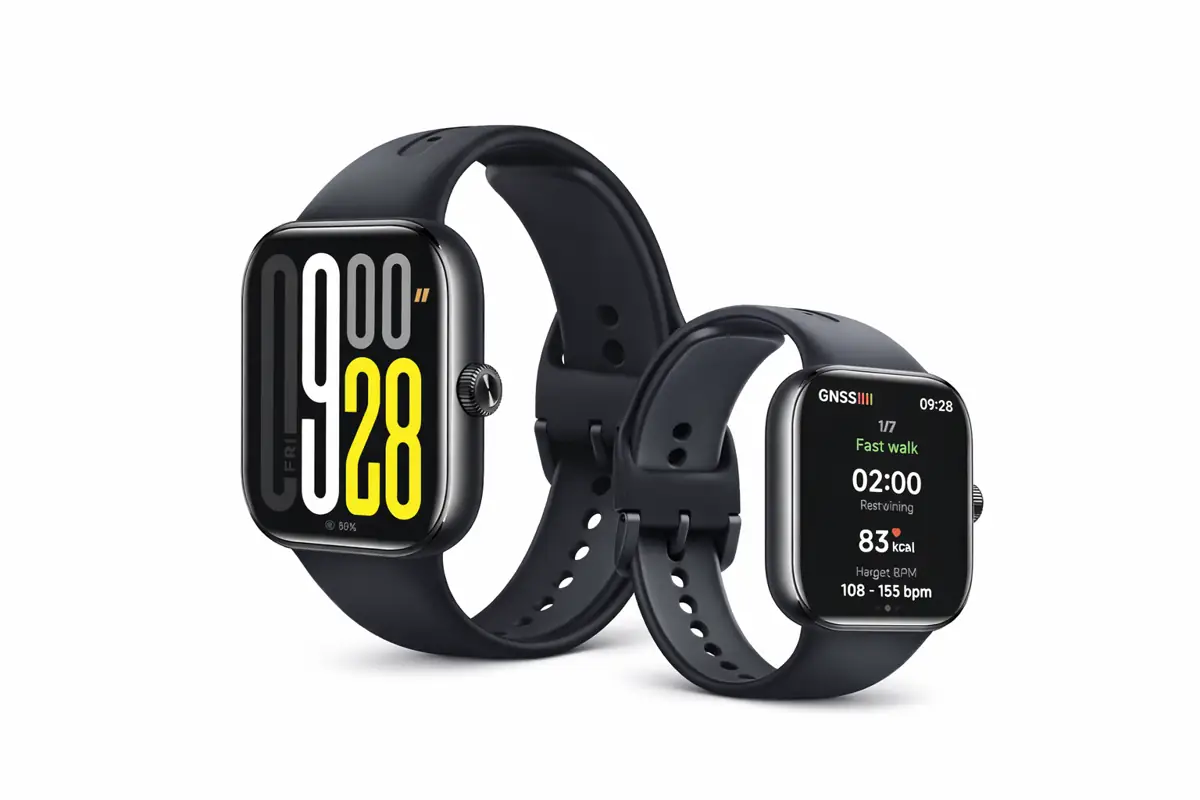 xiaomi redmi watch 5 – montre connectée amoled – 24 jours d’autonomie – noir