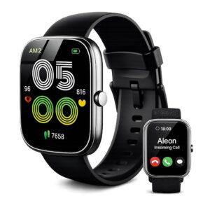 montre connectée bluetooth 1.91" hd – appels & notifications, suivi santé (fréquence cardiaque, spo2, sommeil), 110+ modes sport, Étanche ip68, compatible android & ios