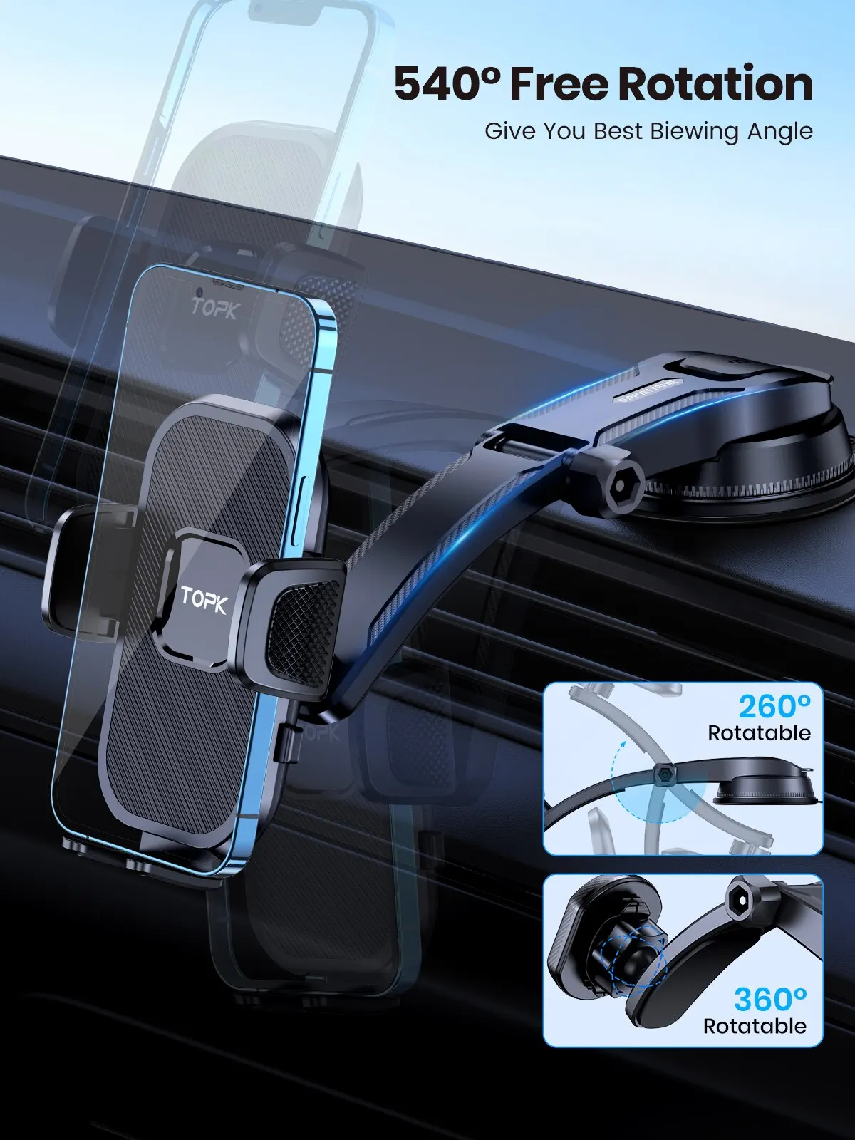 topk support de téléphone de voiture support par gravité pour iphone xiaomi samsung support mobile de voiture pour tableau de bord pare brise support de téléphone pour grille d'aération topk support de téléphone de voiture support par gravité pour iphone xiaomi samsung support mobile de voiture pour tableau de bord pare brise support de téléphone pour grille d'aération