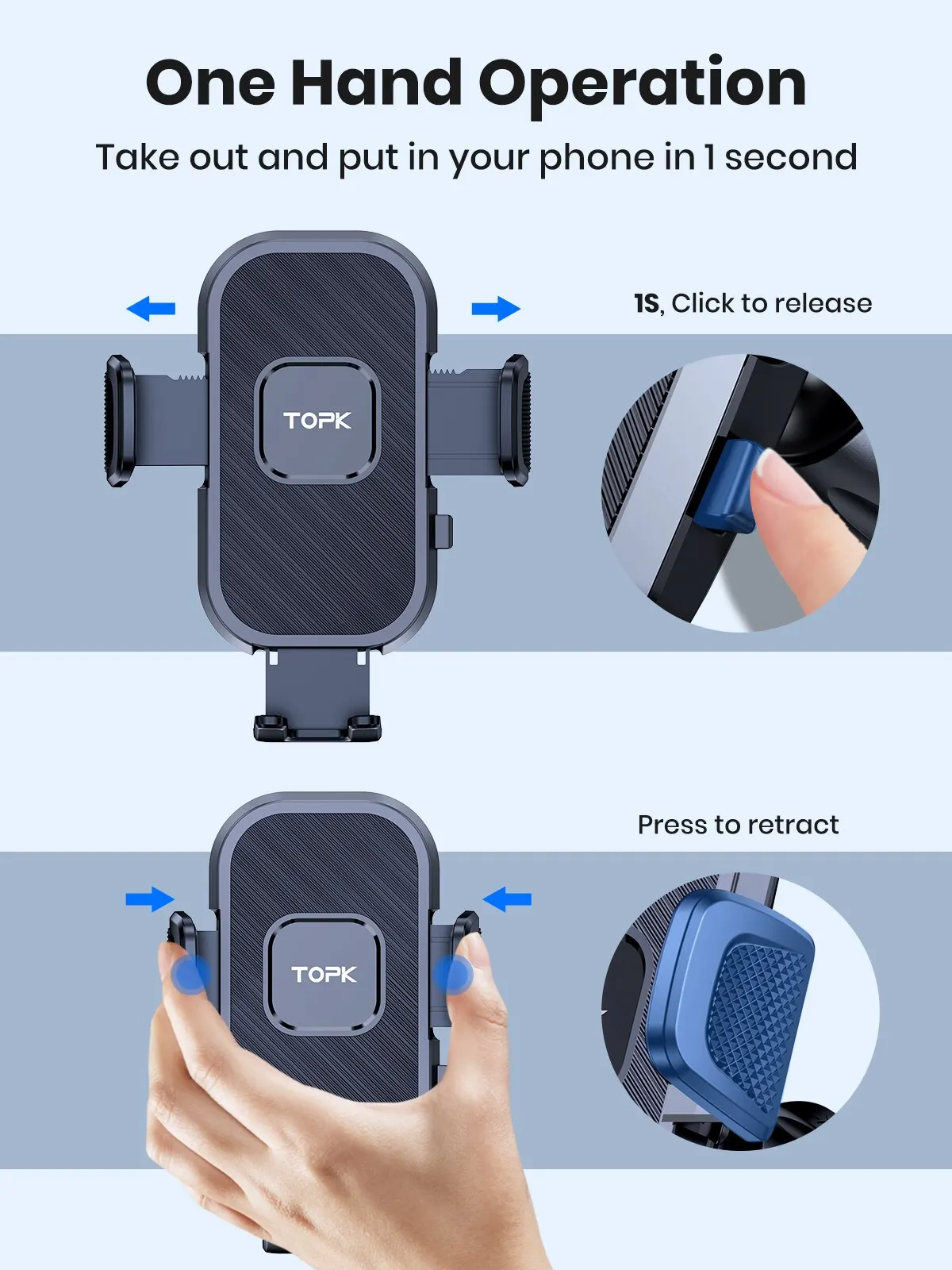 topk support de téléphone de voiture support par gravité pour iphone xiaomi samsung support mobile de voiture pour tableau de bord pare brise support de téléphone pour grille d'aération topk support de téléphone de voiture support par gravité pour iphone xiaomi samsung support mobile de voiture pour tableau de bord pare brise support de téléphone pour grille d'aération